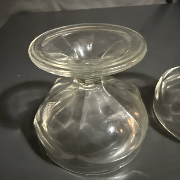 Vintage Clear Federal Sherbet Footed Glass by Federal Glass Set of 2" - Picture 10 of 13